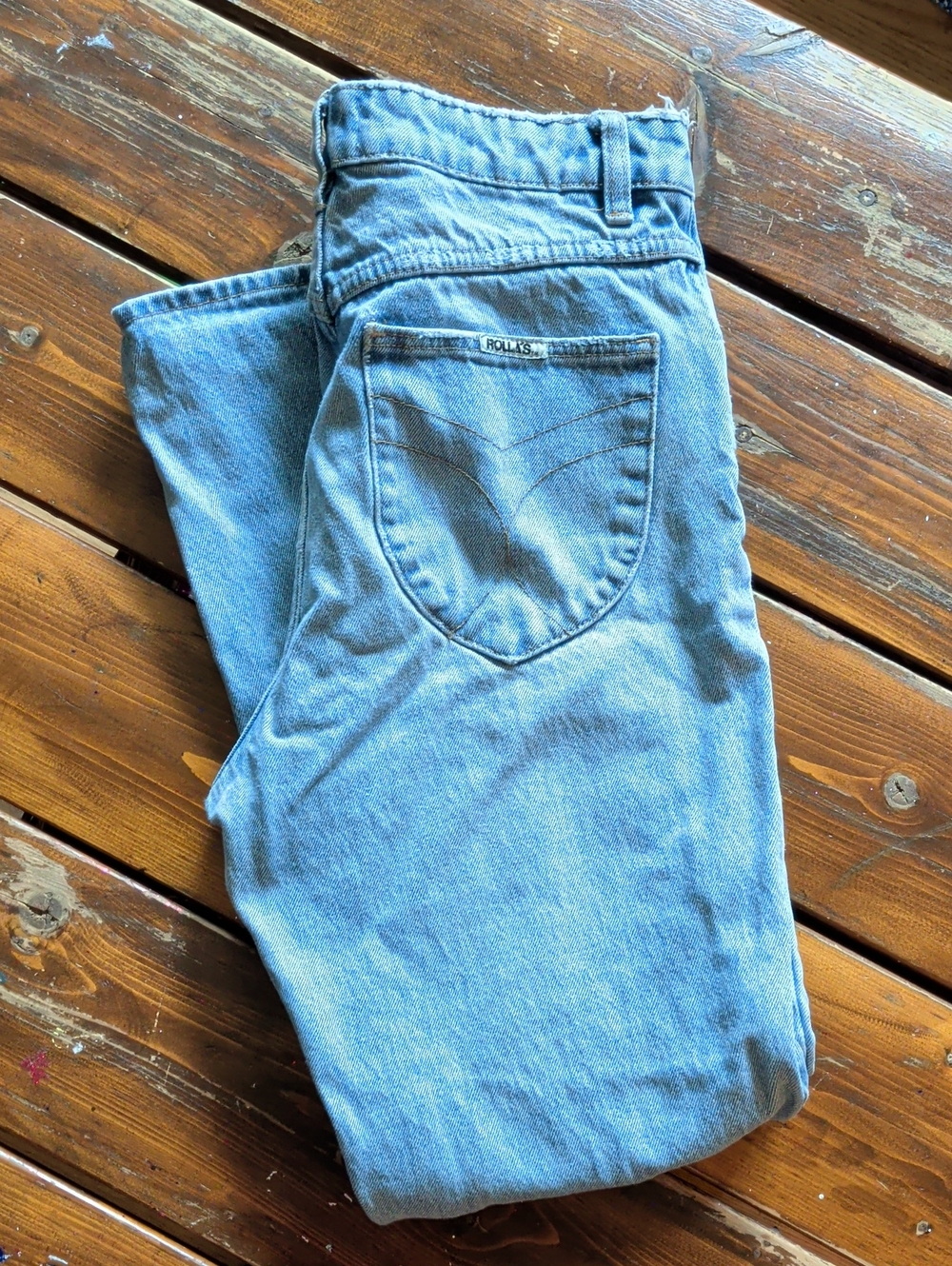 ROLLA'S High-Rise Dusters Light Blue Women's Jeans